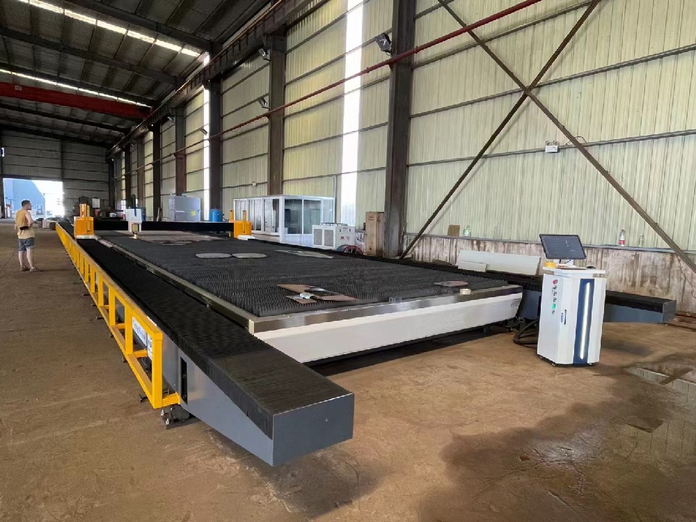 Gantry laser cnc plate cutting machine