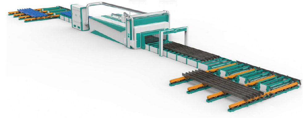 Automatic Painting Line For H beam Angle beam Plate Pipe Tube